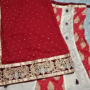 Bridal Lehenga Maroon And Silver Colour