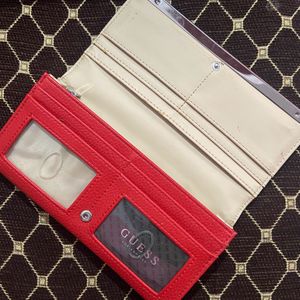 ORIGINAL GUESS RED WALLET