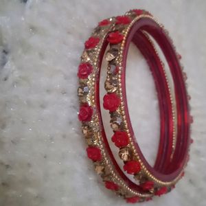 Red Rose Bangles ❣️