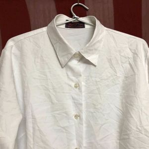 Coustom White Full Sleeve Shirt