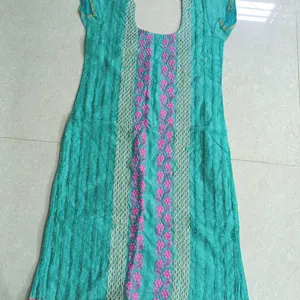 A Line Kurta Embroideried