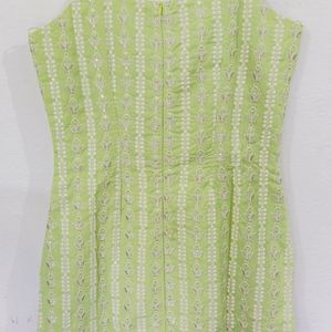 Short Green Kurti