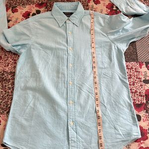 Polo ralph lauren shirt aqcua blue colour