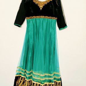 Beautiful Ocean Green Long Top Just For 150rs.