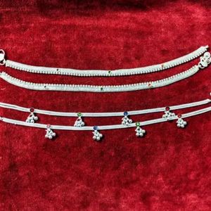 Anklets For Women Silver