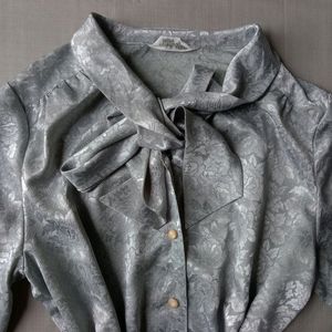 New Premium Grey Vintage Collection Satin Shirt