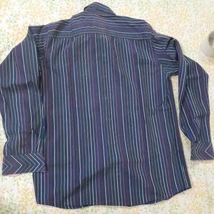 Lining Nsvy Blue Formal Shirt