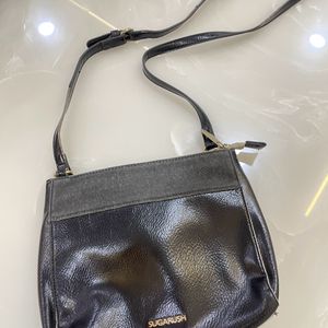 Black Casual Leather Sling Bag❗️