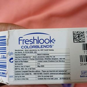 279 TODAYS OFFER Freshlook Colorblends Monthly Len