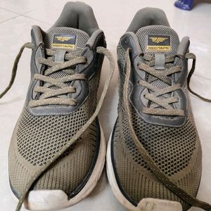 Red Tape Running Shoes Olive Green Good Condition