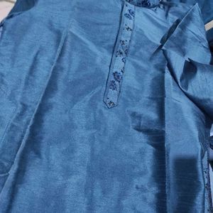 Men's Silk Blend Kurta Pajama, Designer Ethnic