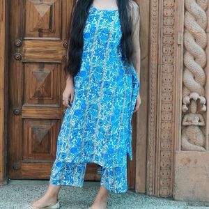 Kurti, Palazzo And Shrug