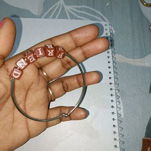 Silver F.R.I.E.N.D Bracelet