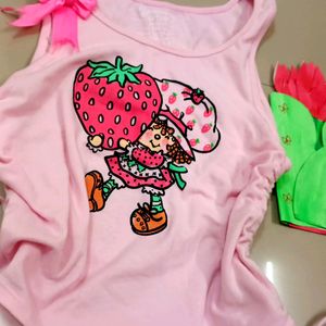 Pinterest Coquette Strawberry Shortcake Tank Top