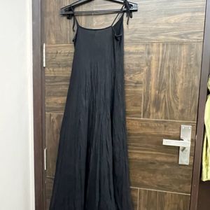 Black A Line H&M Strap Dress