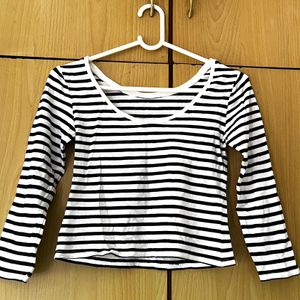 Stripe Crop Top