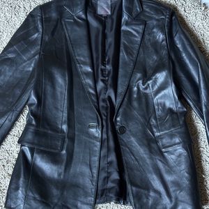 Sheepskin Leather Blazer