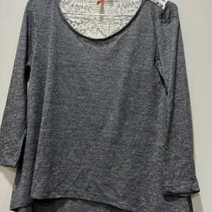 Grey Casual Top