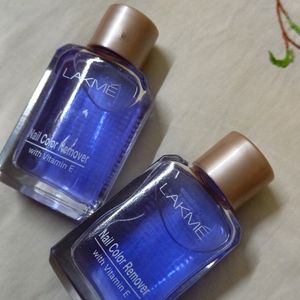 Combo Of Two Lakme Remover Nailpolish Remove