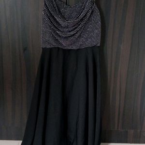 Black party wear dress ONLY CASH