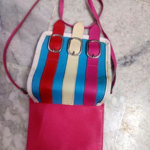 Pretty Sling Bag With 2 Compartments