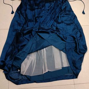 Blue Gown With Jacket