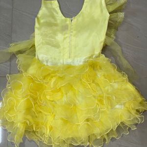 Babygirl Yellow Frock As Freebie