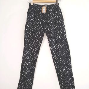 Printed Pant For Women Color Black