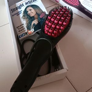 30 Rs Off :Hair straightening brush