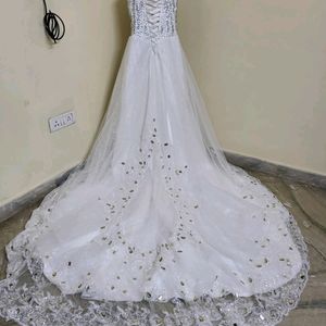 White Embellished Gown