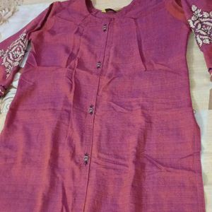 Beautiful Pink Kurti For Women