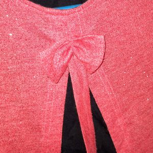 Rose Bow Tie Top