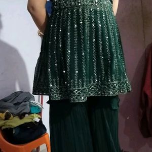 Kurti With Sarara & Dupatta