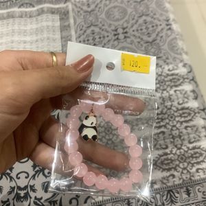Beautiful Pink Charm Bracelet