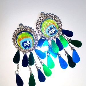 Peacock Earring