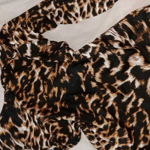 y2k leopard top [sale HM]