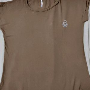 2 T- Shirts Combo -Brown And Blue.For Women