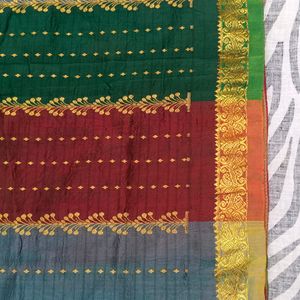 pure Kanchi pattu saree