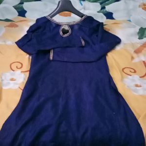 Navy Blue Bright Colour Kurta