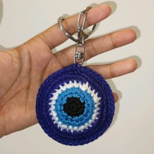 Crochet Evil Eye Key Chains Or Bag Charm 🧿