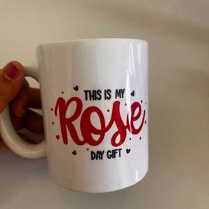 Oye Happy Valentine Rose Coffee mug