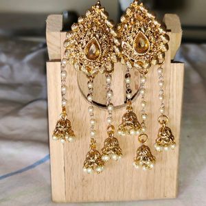 Beautiful Golden 💖 Colour Earrings 😍