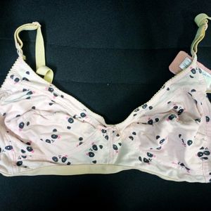 Cute Pink Panda Bra