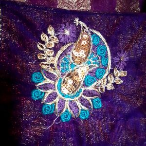 Saree & Blouse Mirror Work