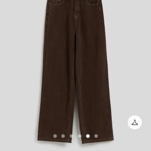 Brown High Waist Straight Fit Jeans 🫶🏼