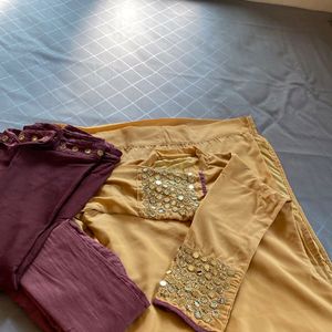 Long Kurthi With Bottom