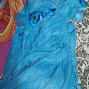 Blue Dupatta