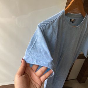 Zudio Cotton Blue T-shirt