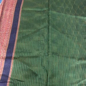 a butiful saree with sober design