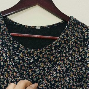 Double Layered Floral Top